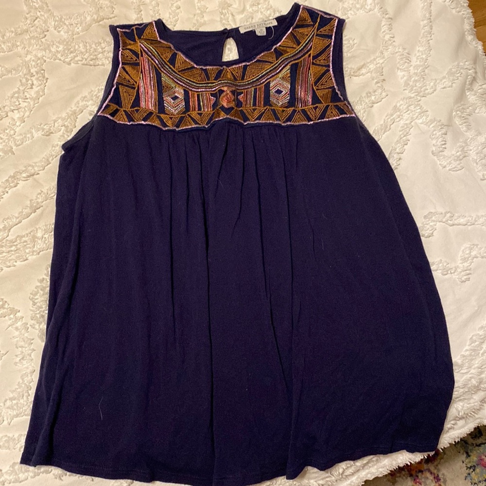 Embroidered Tank